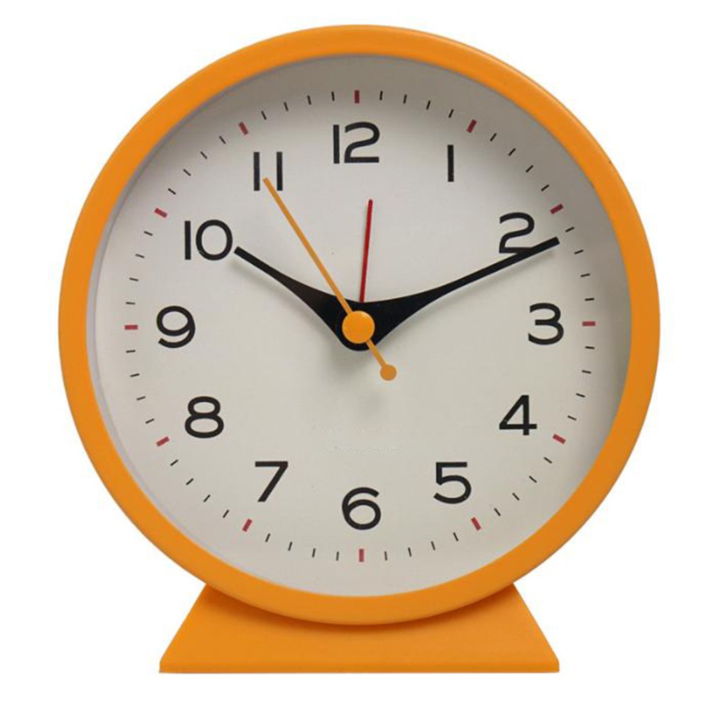 Sleek Metal Bedside Clock with Luminous Face for Easy Nighttime Viewing - Picture 18 of 20