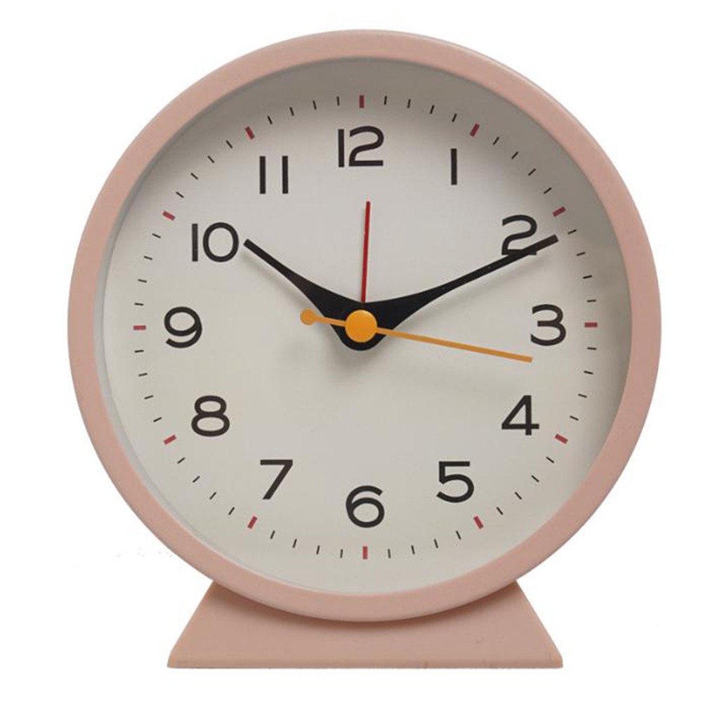 Sleek Metal Bedside Clock with Luminous Face for Easy Nighttime Viewing - Picture 15 of 20