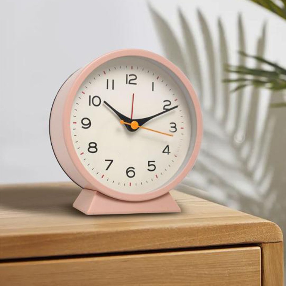 Sleek Metal Bedside Clock with Luminous Face for Easy Nighttime Viewing - Picture 16 of 20