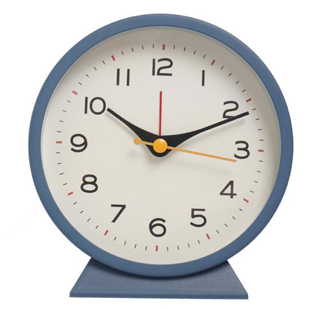 Sleek Metal Bedside Clock with Luminous Face for Easy Nighttime Viewing - Picture 14 of 20
