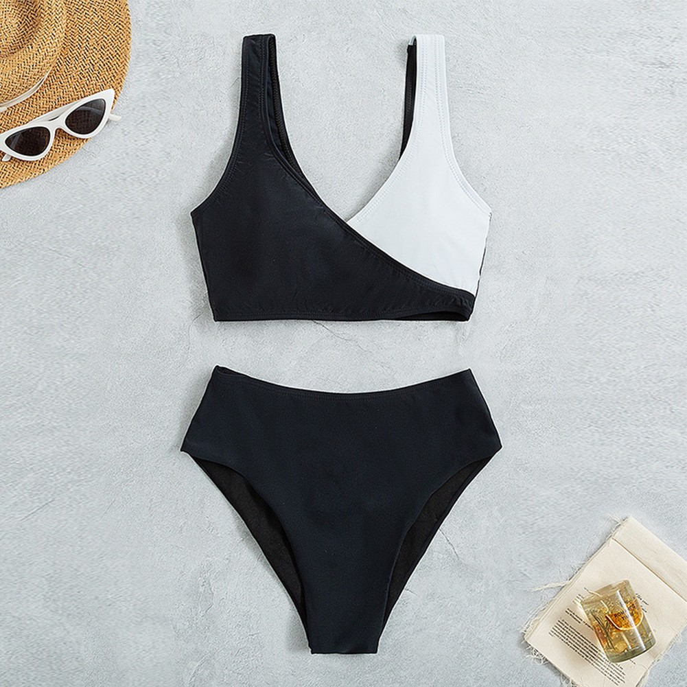 Women's High Waisted Bikini Set with Push Up Design for Active Swimming