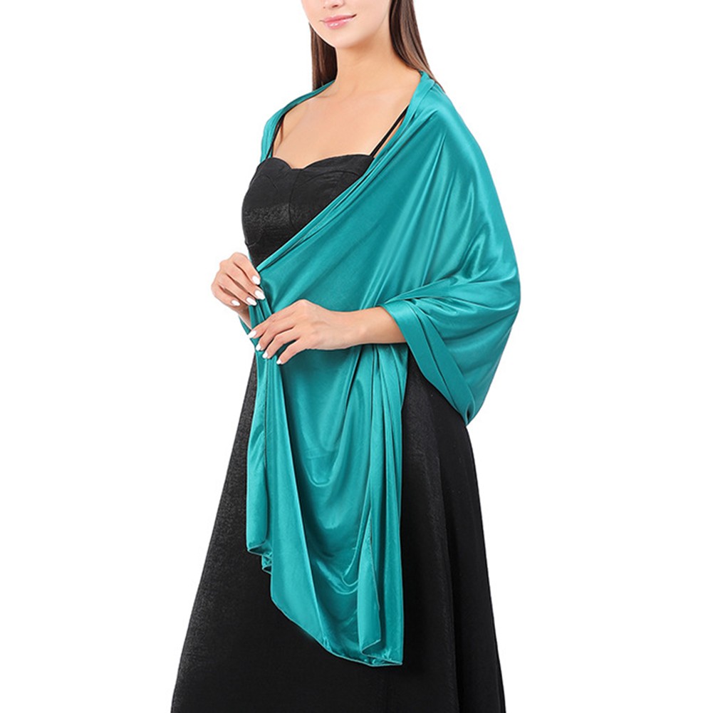 Evening gown party bride bridesmaid dress shawl scarf
