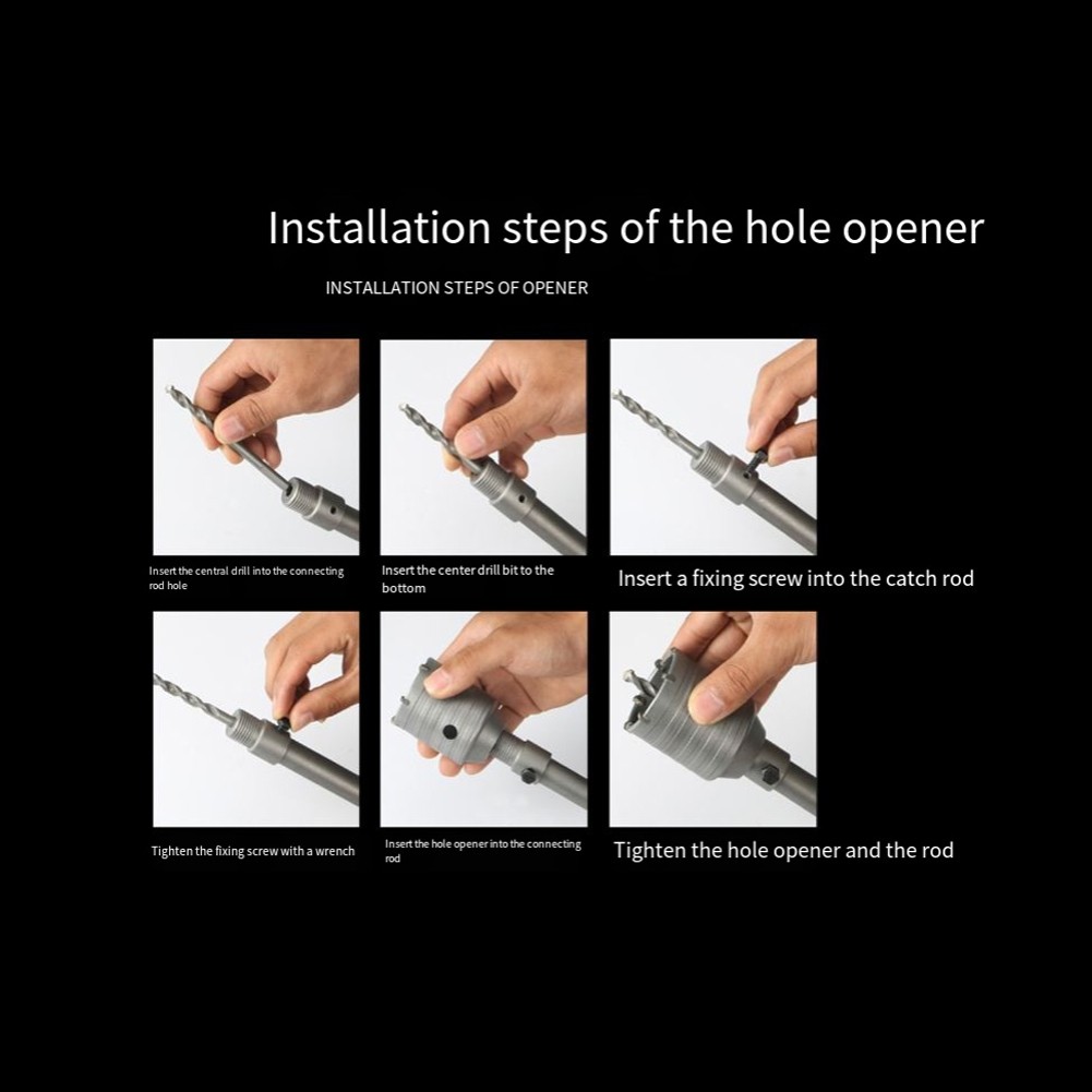 Concrete Drill High-strength Metal Construction For Concrete Work Easy Assembly