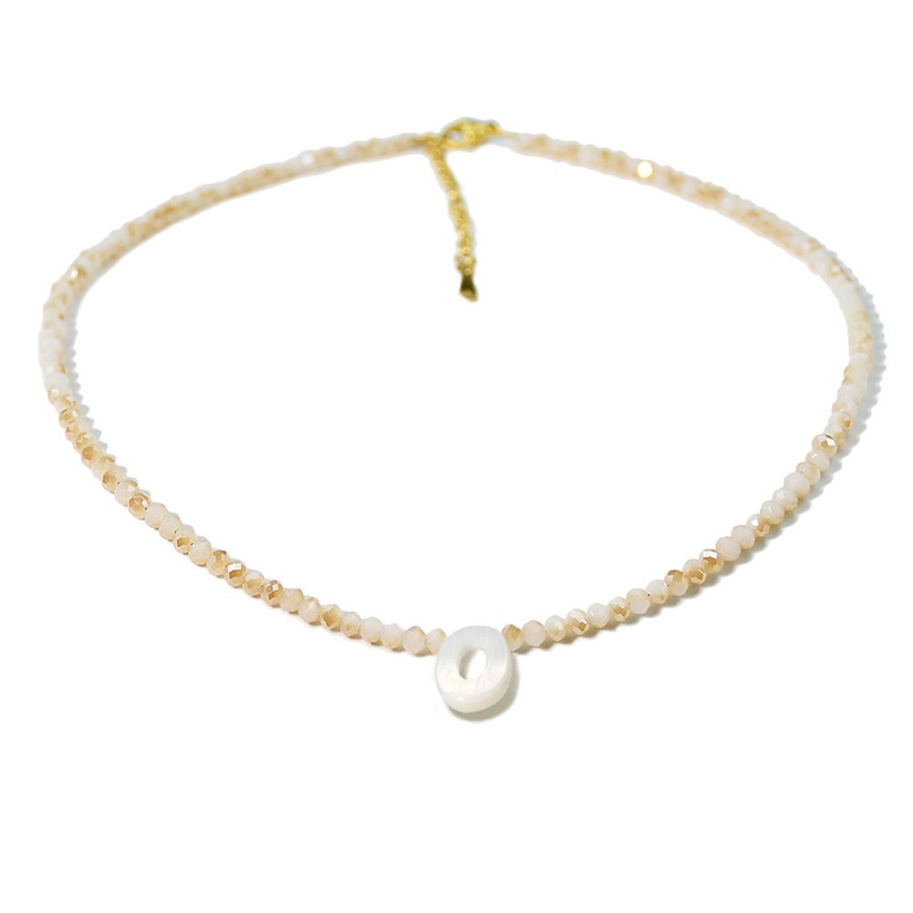 Elegant Letter Shell Necklace with For crystal Bead for Special Occasions - Picture 27 of 38