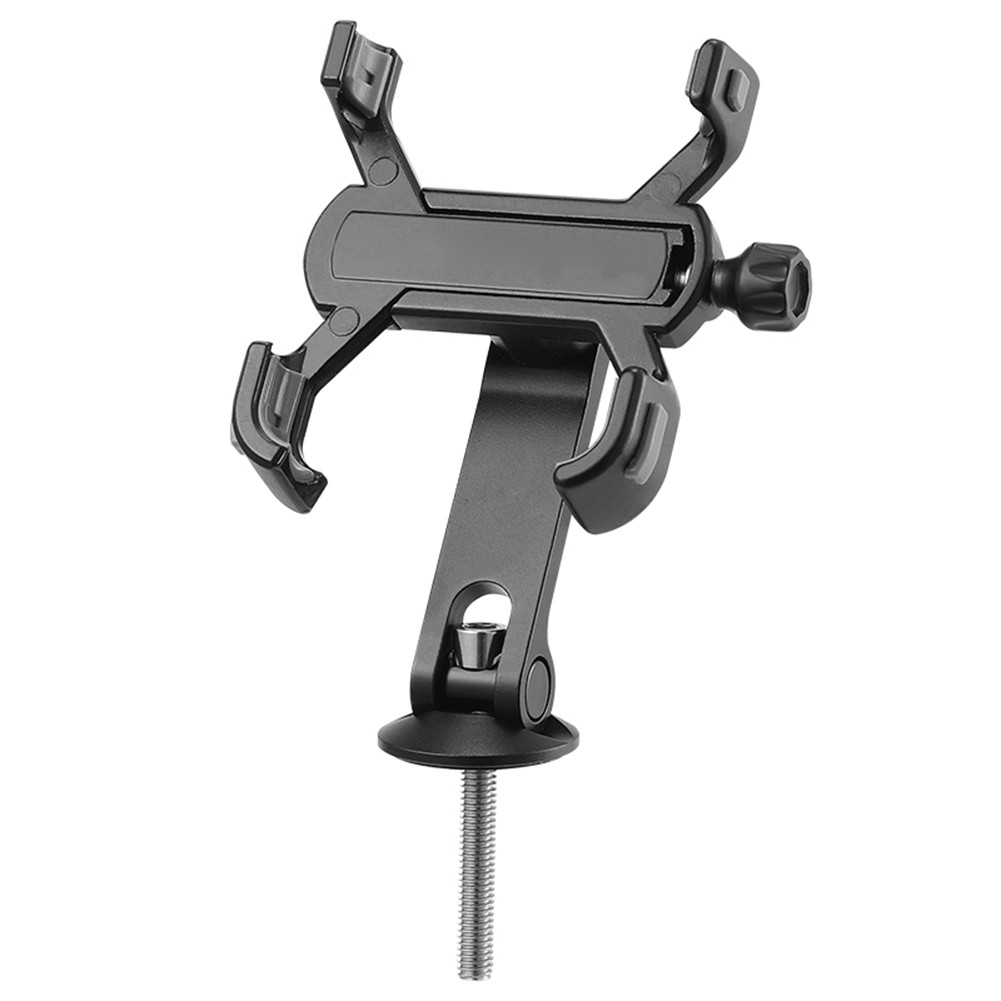 Motorcycle Phone Holder Sturdy Aluminum Alloy Adjustable Viewing Angle