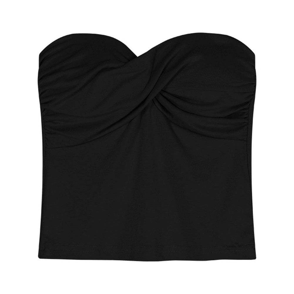 Womens Strapless Tube Top Vest for Casual Summer Wear and Daily Outfits - Picture 17 of 33