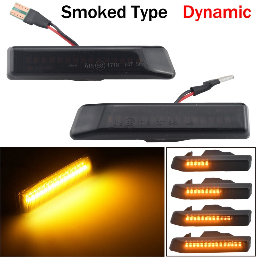 Dynamic Side Mirror Light Adverse Weather Conditions Smoked Lens Design - Picture 15 of 20