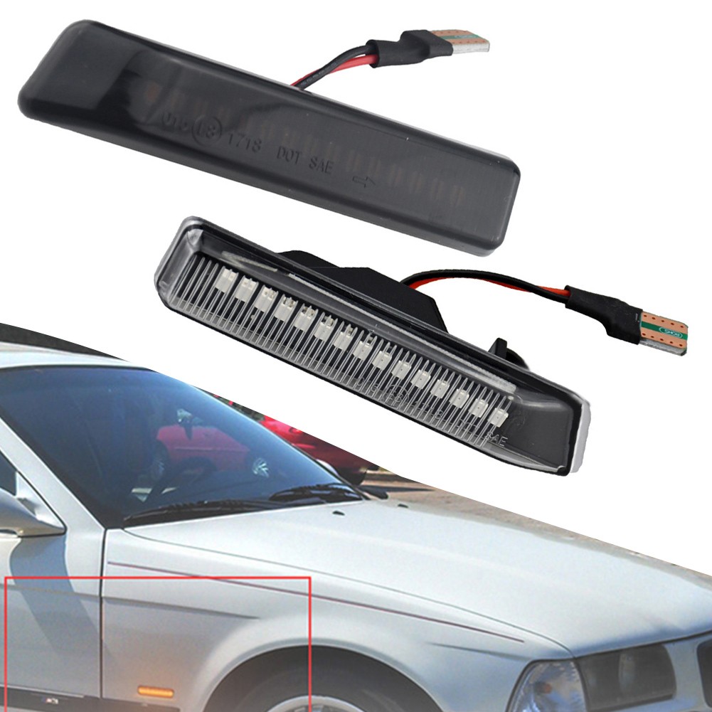 Dynamic Side Mirror Light Adverse Weather Conditions Smoked Lens Design - Picture 19 of 20