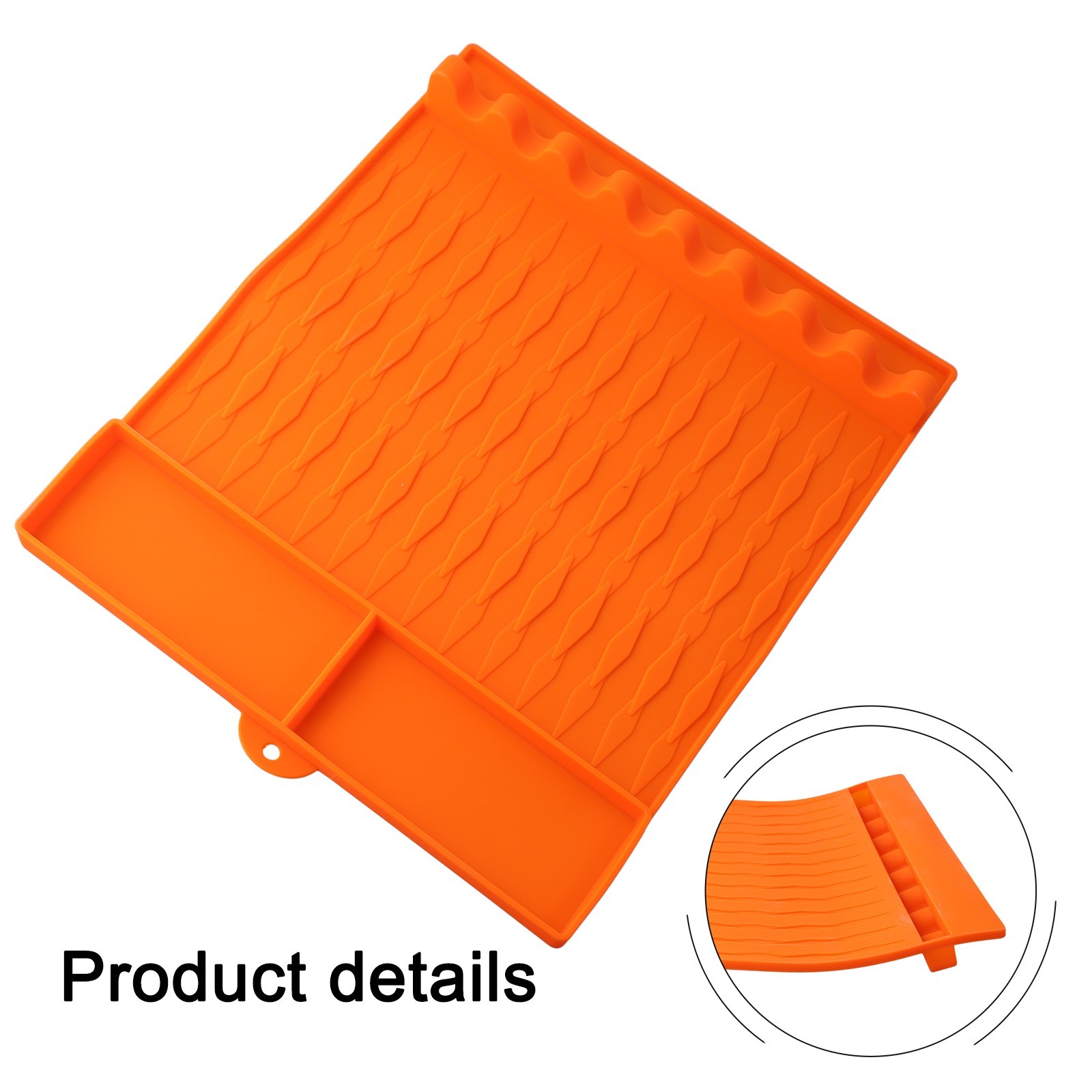 Tapis de Gril avec Six Fentes pour points de vente Outils de Barbecue et Trois pour Bouteilles d