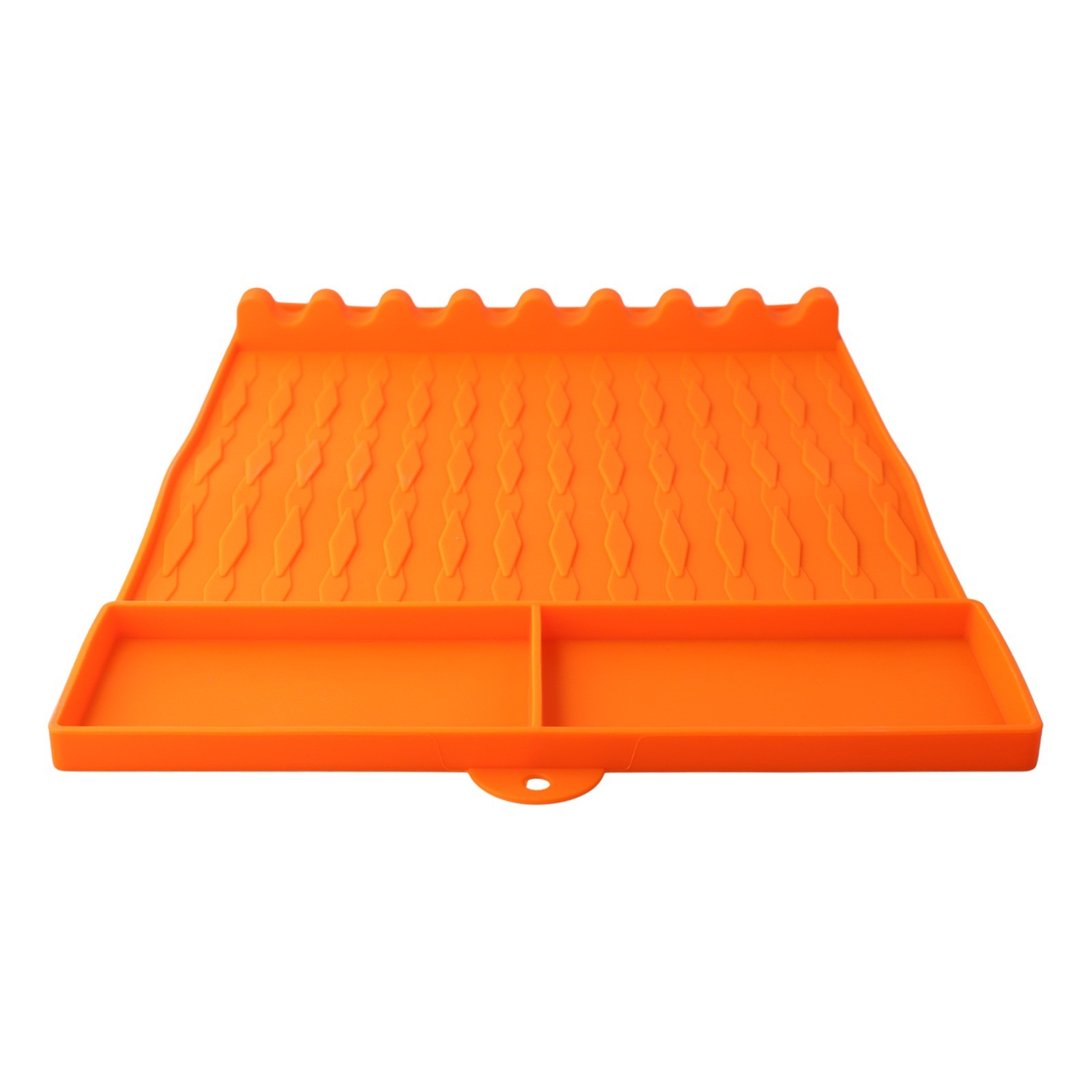 Tapis collection de Gril avec Six Fentes pour Outils de Barbecue et Trois pour Bouteilles d