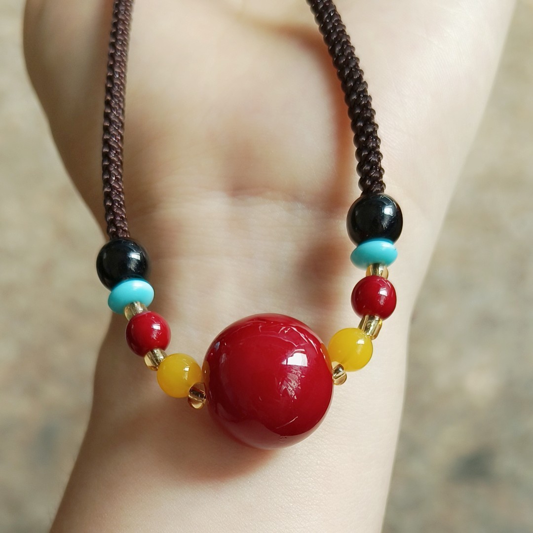 Layered Collarbone Necklace Crafted from Eco Friendly Diatomaceous Earth - Picture 40 of 40