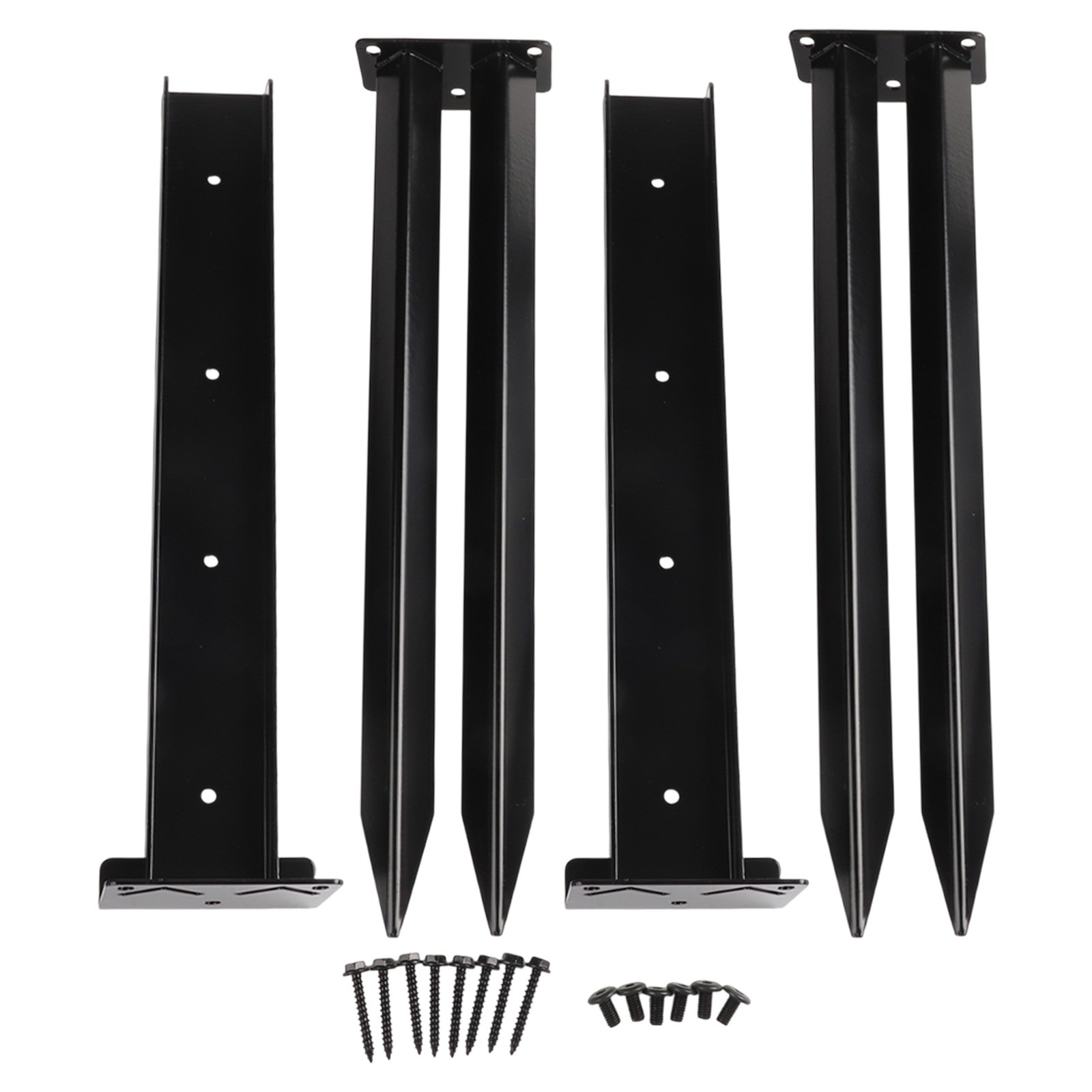 Reliable Support for Inclined or Rotten Wooden Fence Posts Anchor Repair Kit - Picture 33 of 34