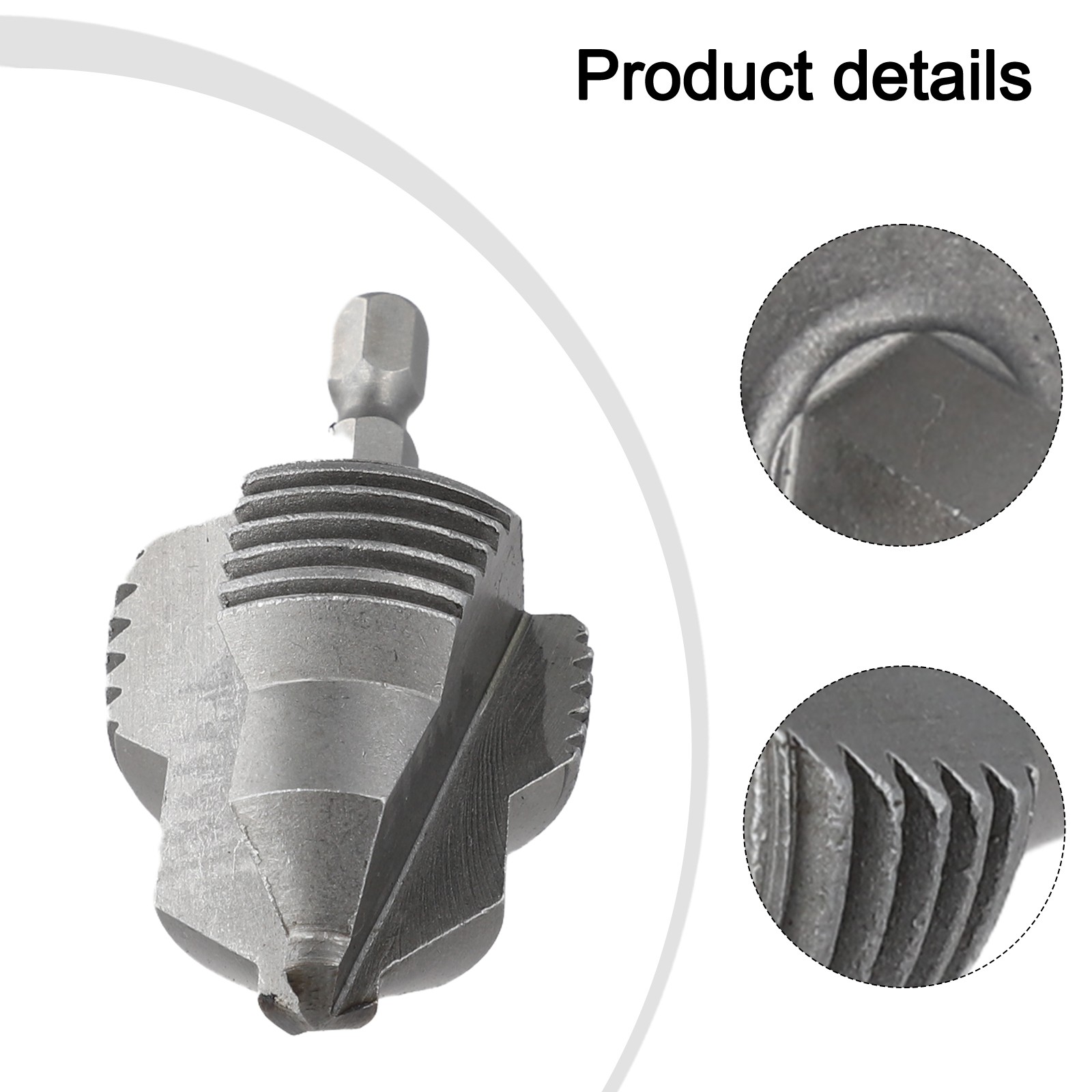 Innovative Three Blade Threaded Drill Bit Perfect Fit for Standard Faucets