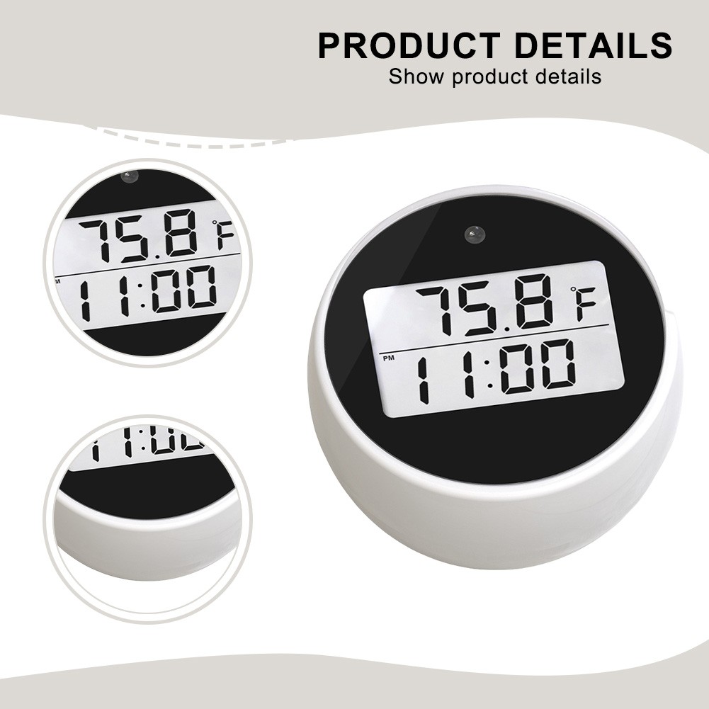 Für Eisbad Timer mit Digital Thermometer Wasserdicht für Kalttauchen - Imagen 7 de 7