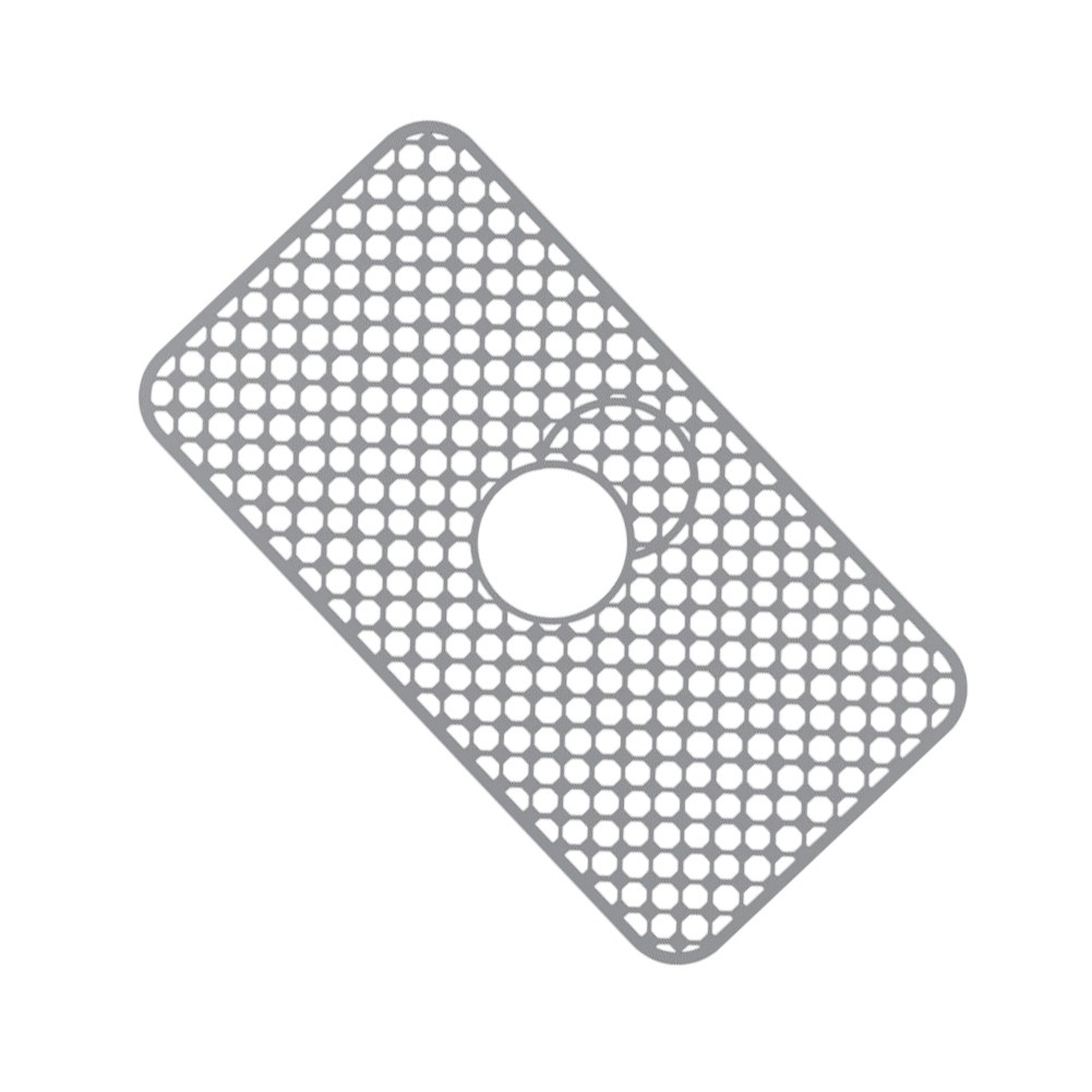 Grey Collapsible For Sink Mat Silicone Material for Better Drainage and Safety