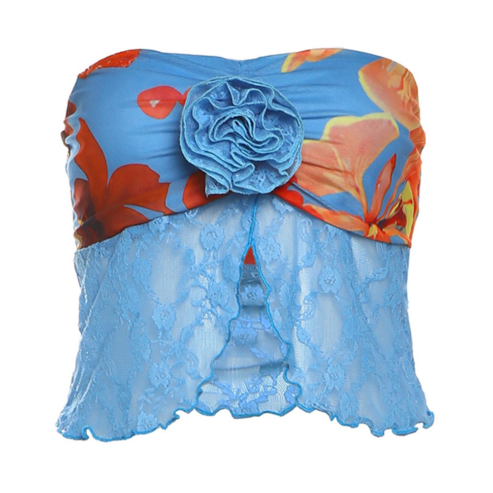 Affordable Womens Printed Slim Vest and Low Waist Skirt Suit for Fashion
