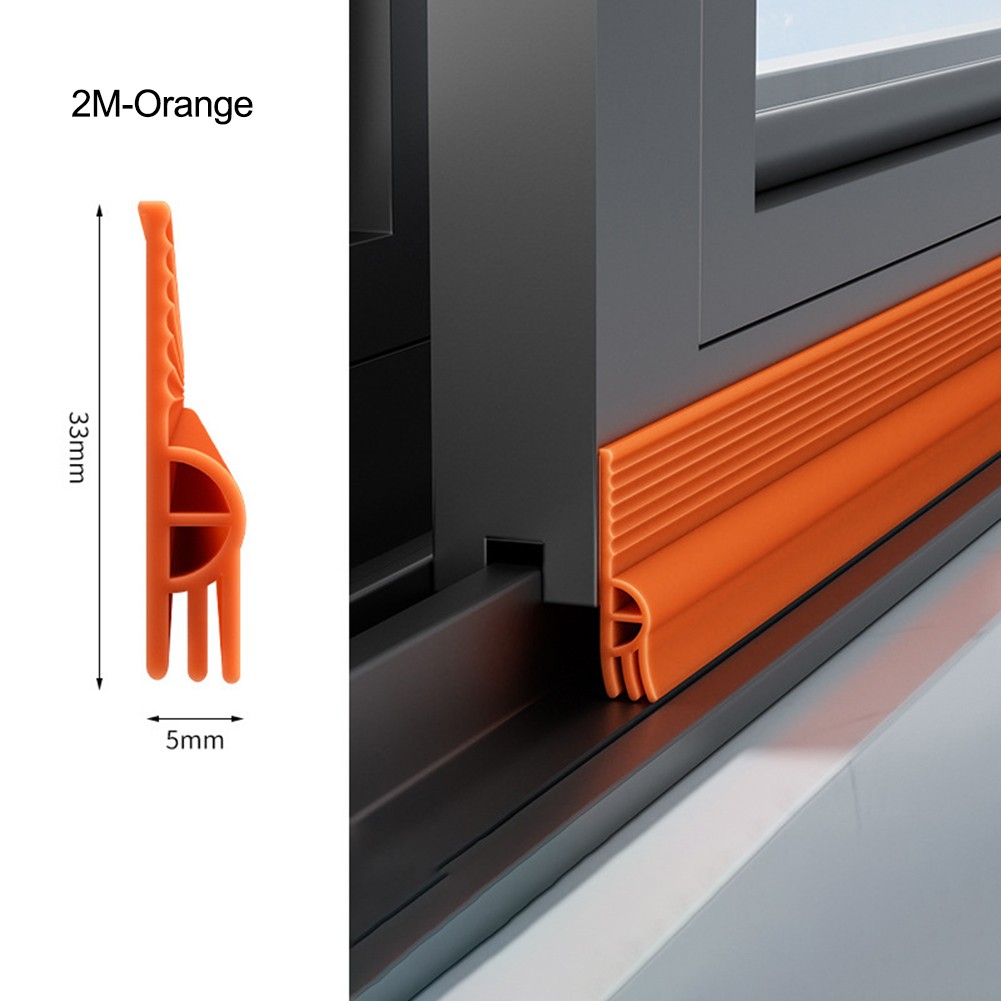 TPE Weather Strips 2M for Improved Draft Control and Easy Installation