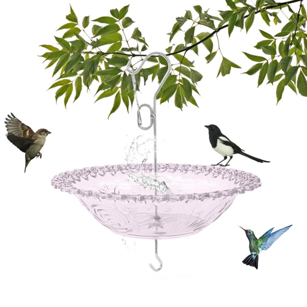Mangeoire à oiseaux légère suspendue et baignoire vente en gros pour installation et rempli