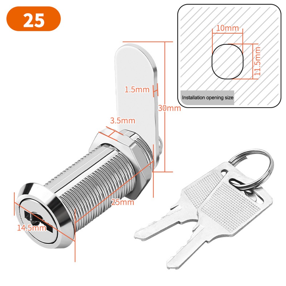 For Filing Cabinets File Cabinet Lock Protect Valuables Two Spare Keys - Picture 29 of 36