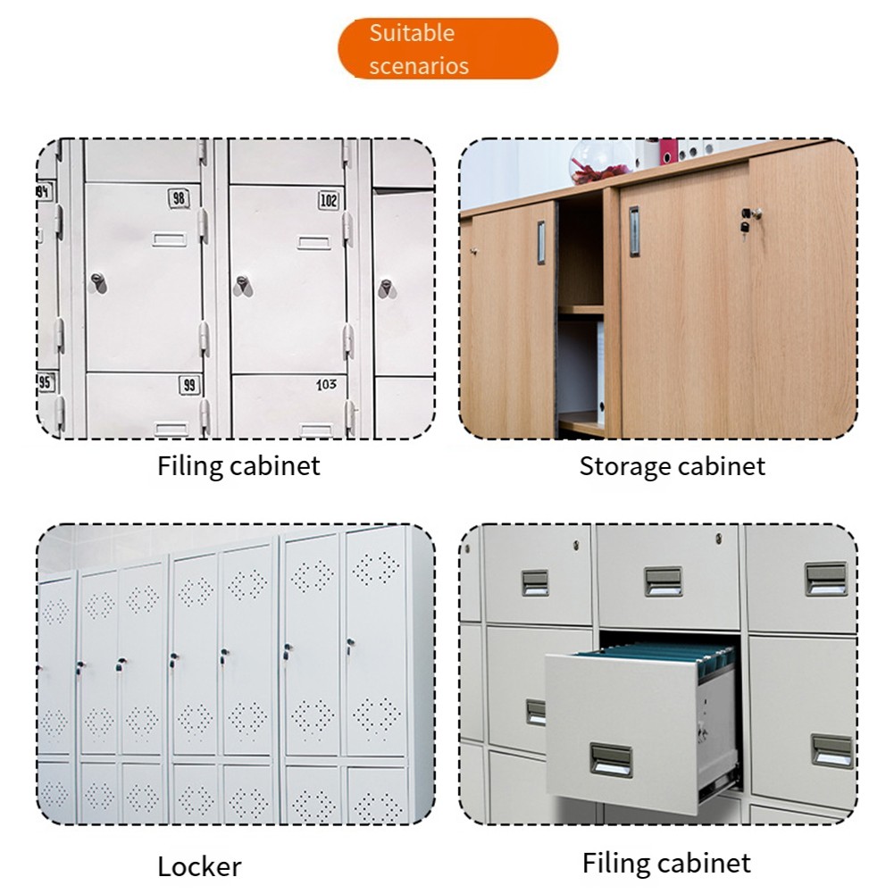 For Filing Cabinets File Cabinet Lock Protect Valuables Two Spare Keys - Picture 15 of 36