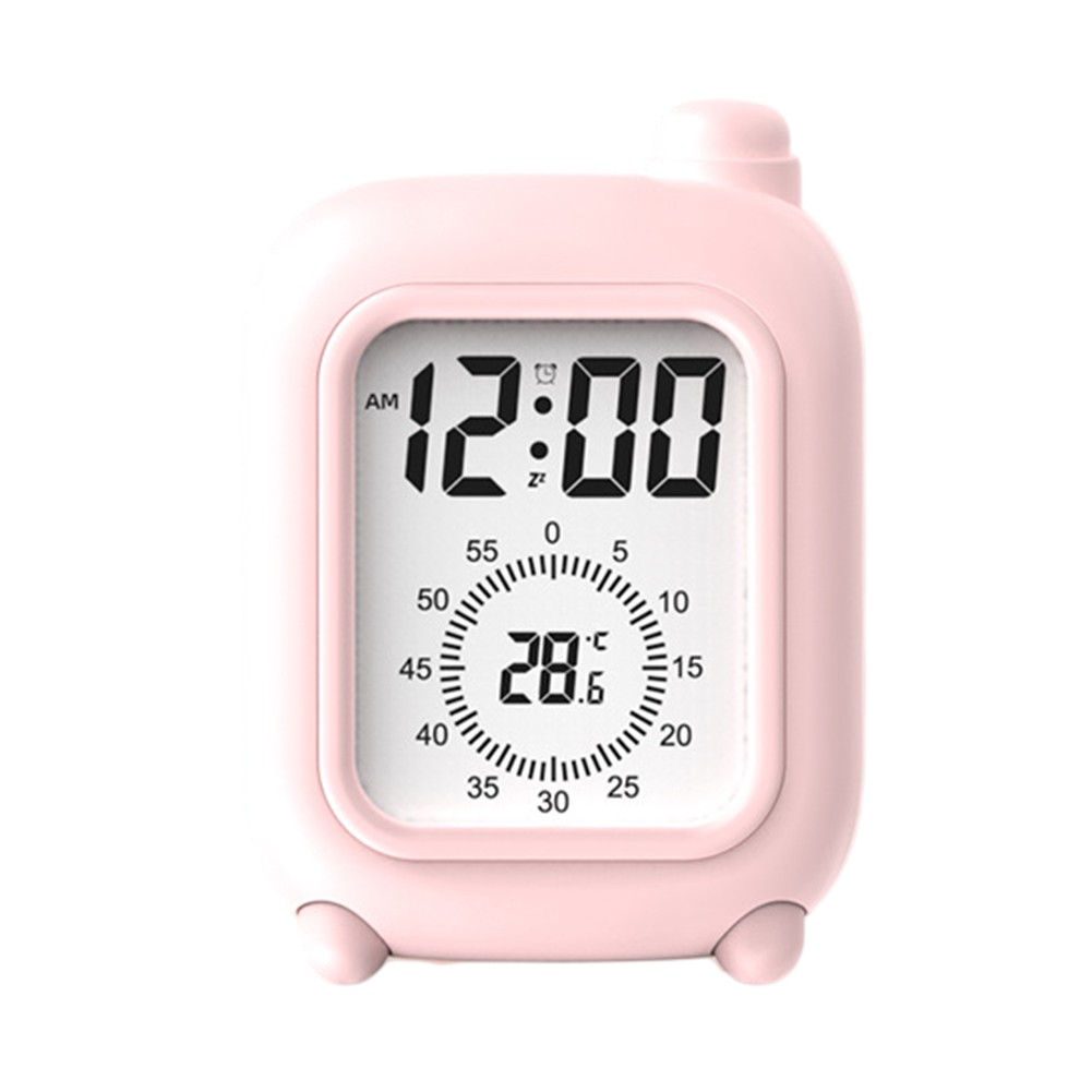 Fun Learning Companion Kids Alarm Clock Temperature Display Clock Cute Design - Picture 17 of 23