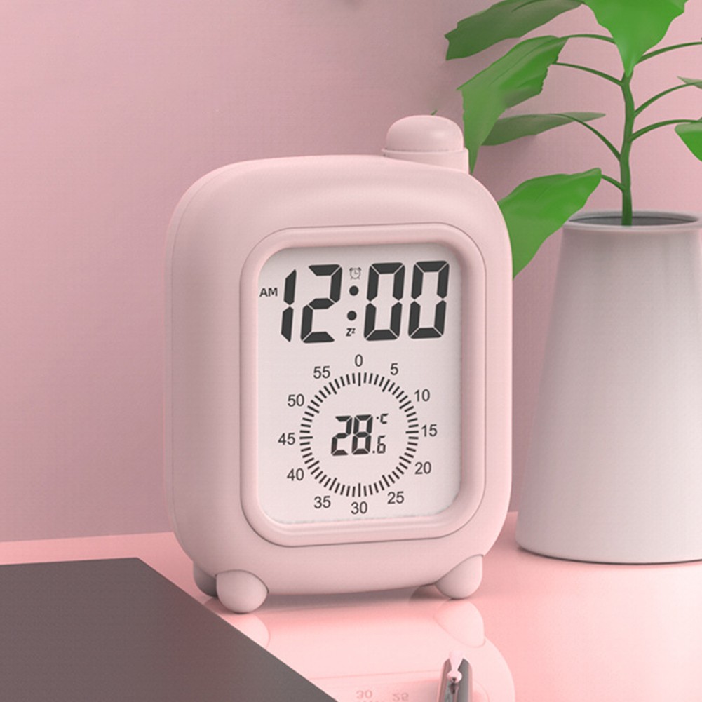 Fun Learning Companion Kids Alarm Clock Temperature Display Clock Cute Design - Picture 22 of 23