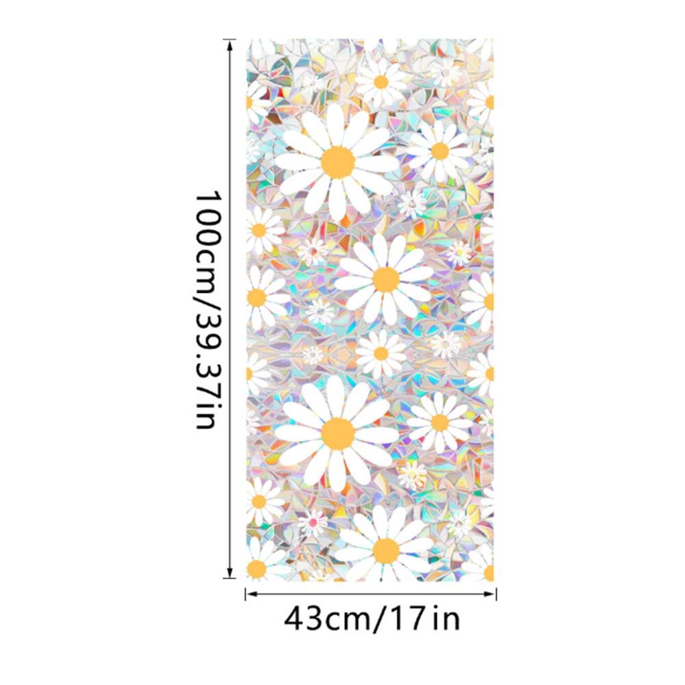 Colorful Floral Design Window Film for UV Protection and Bright Spaces - Bild 12 von 25
