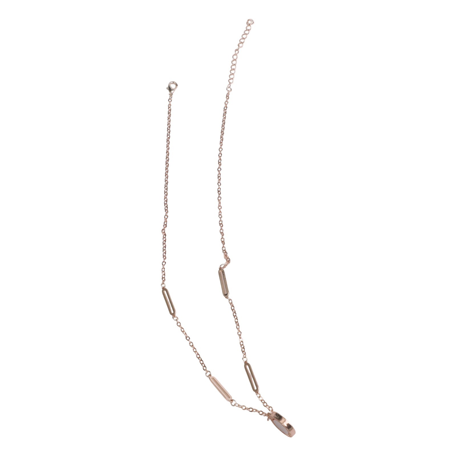 Doppelseitige Halskette mit römischen Ziffern stilvoll Silber Gold Rosegold Opt - Picture 28 of 38