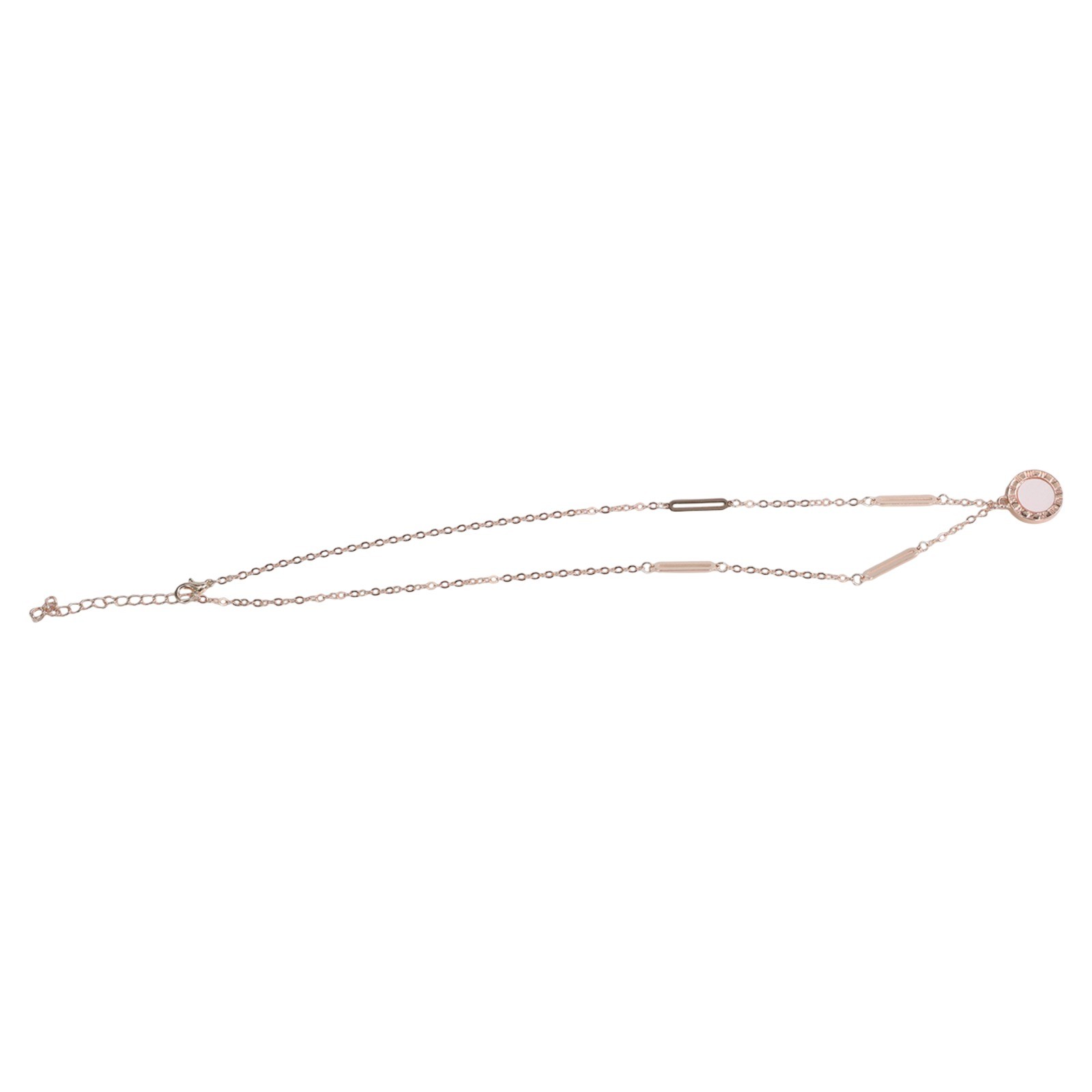 Doppelseitige Halskette mit römischen Ziffern stilvoll Silber Gold Rosegold Opt - Picture 34 of 38