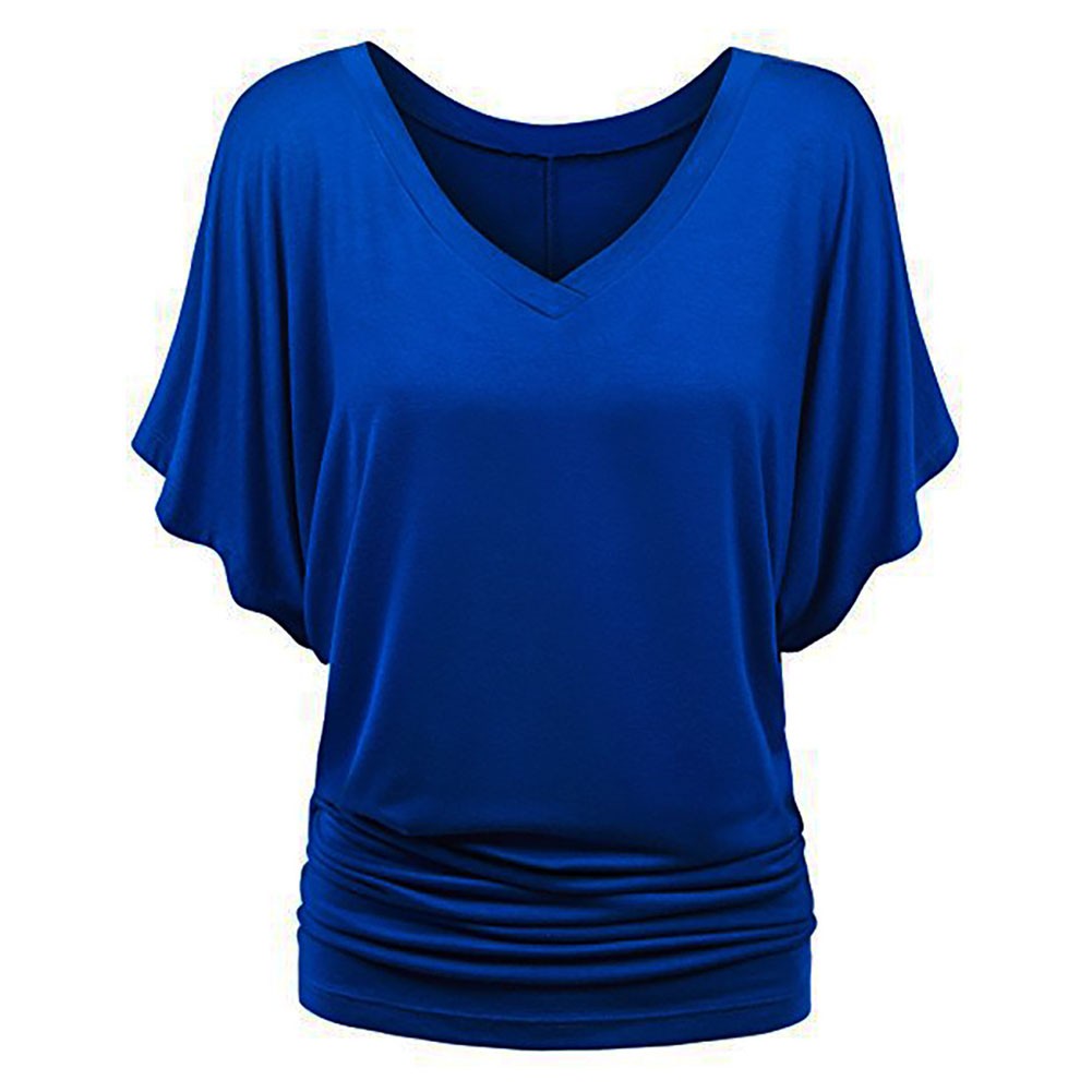 Shopping Trips Loose V-neck Shirt Spring Summer Clothing Stylish Streetwear