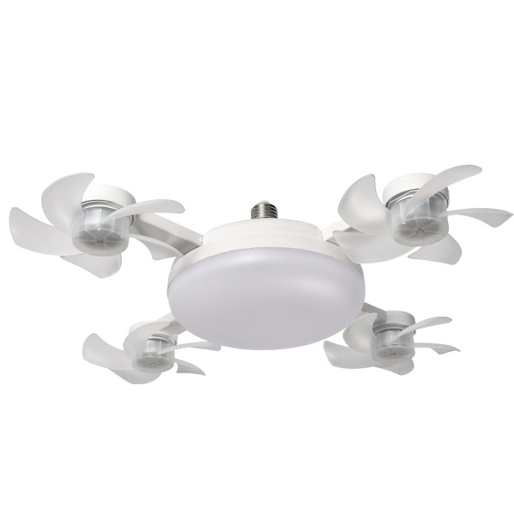 LED Ceiling Fan Light with Timer and Remote Control for Energy Efficiency - Afbeelding 14 van 14