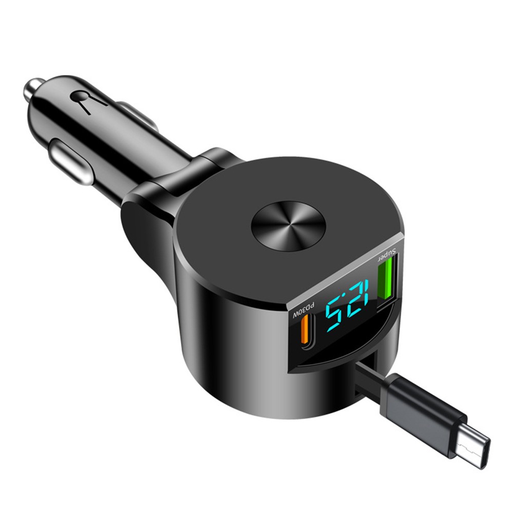Chargeur Voiture 66W Double Sortie avec Affichage Num��rique pour Charge Rapide - Photo 30 sur 33