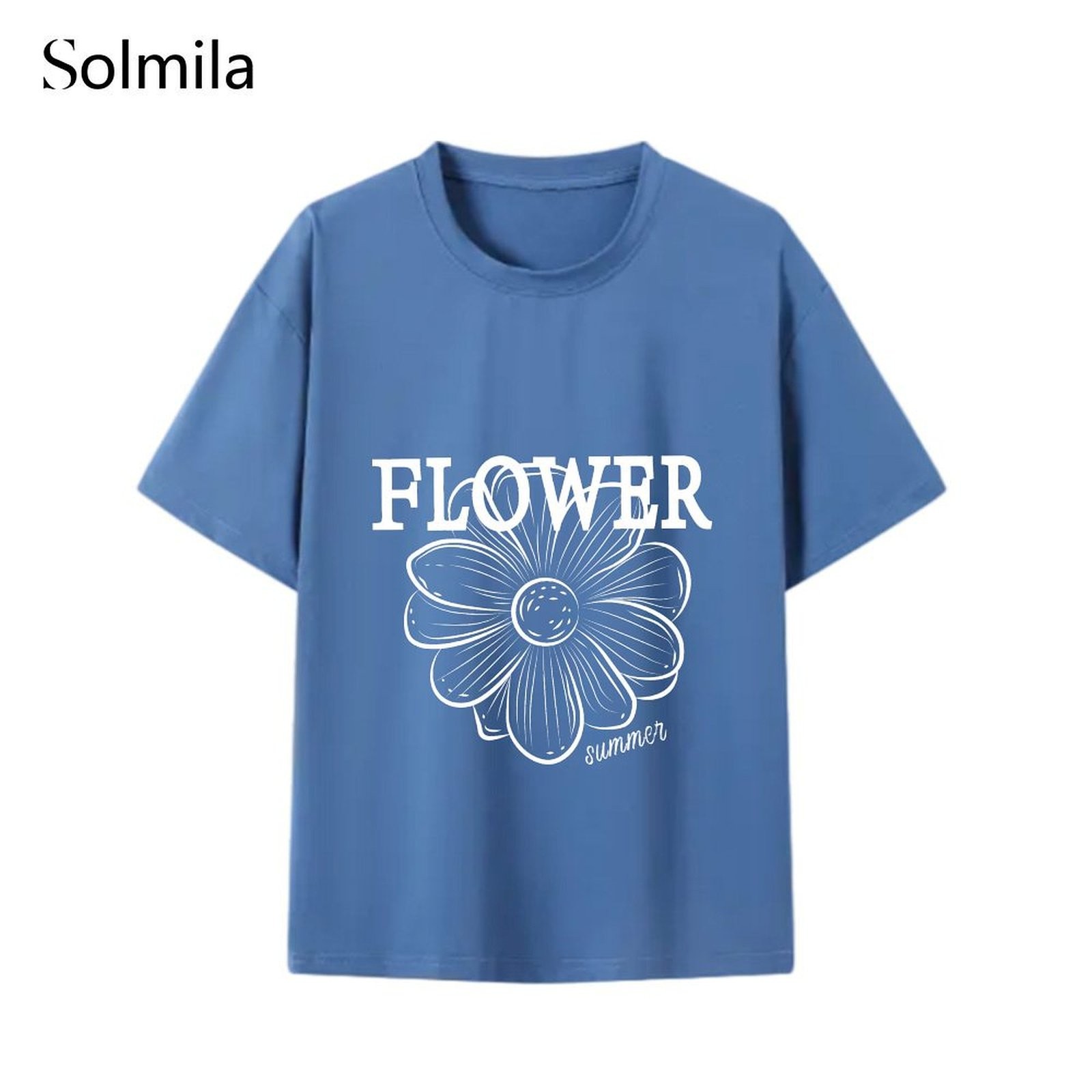 Short Sleeve Shirt Comfortable Top Spring Fashion Korean Screen Pattern - Picture 12 of 15