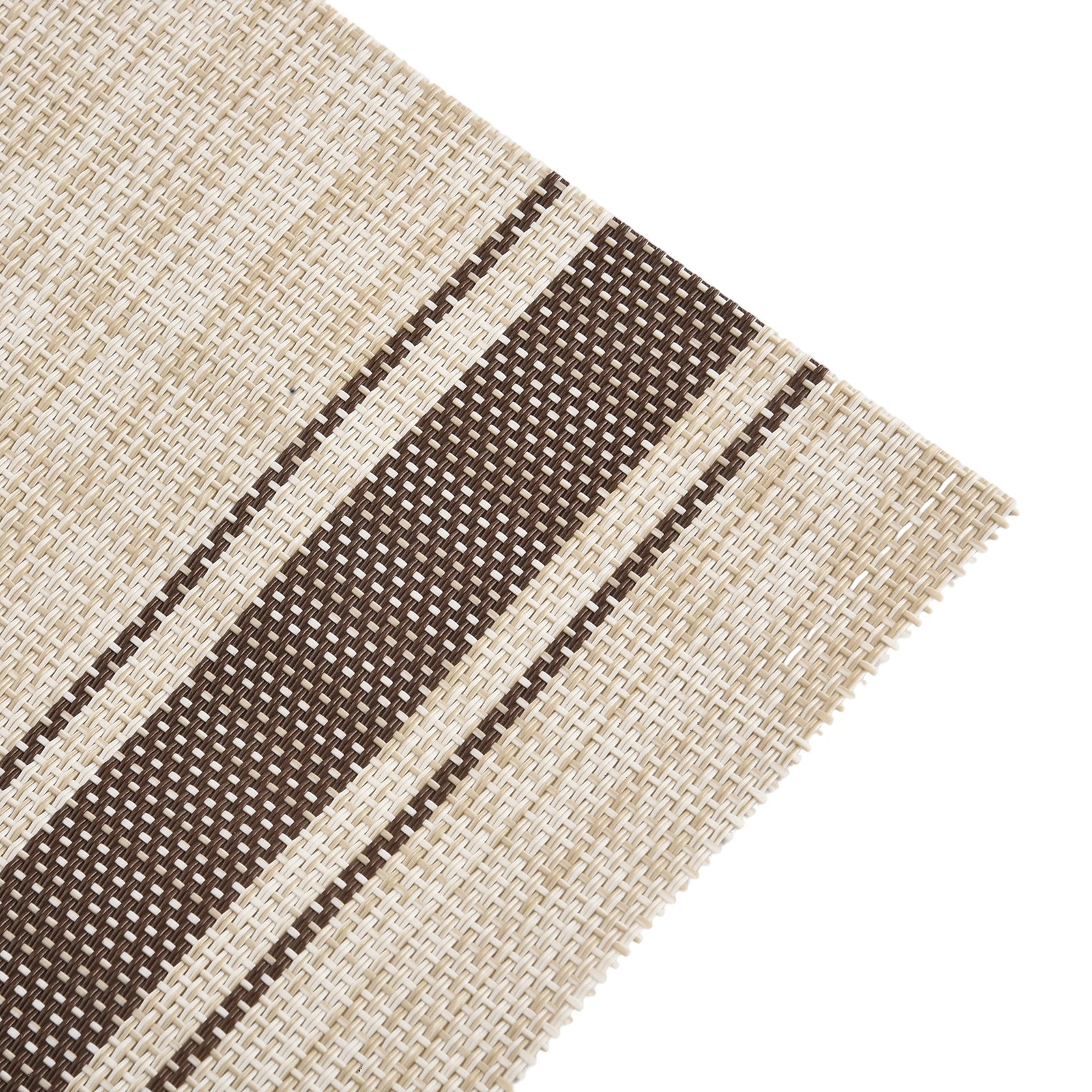Colorful Set of 6 PVC Table Mats Heat Resistant for Everyday Use 45x30cm - Picture 51 of 56