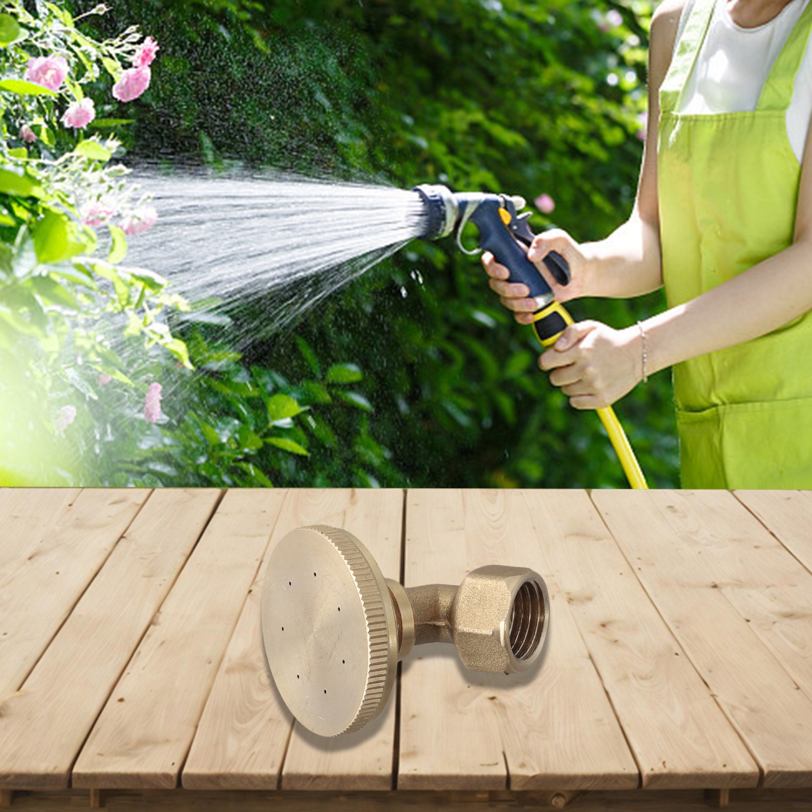 Adjustable Atomization Nozzle with 7 Holes for M14 Hose For Irrigation System