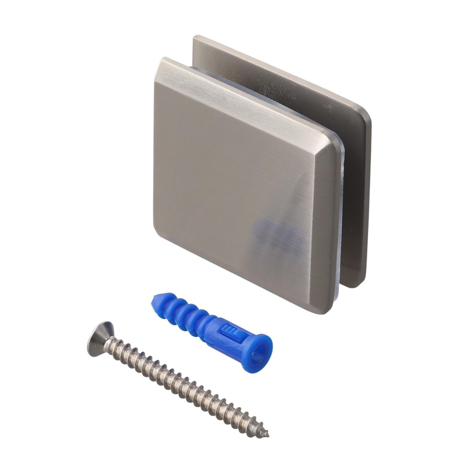 Abrazadera cuadrada de latón para 8 herrajes de fijación de baño de vidrio te - Imagen 30 de 49