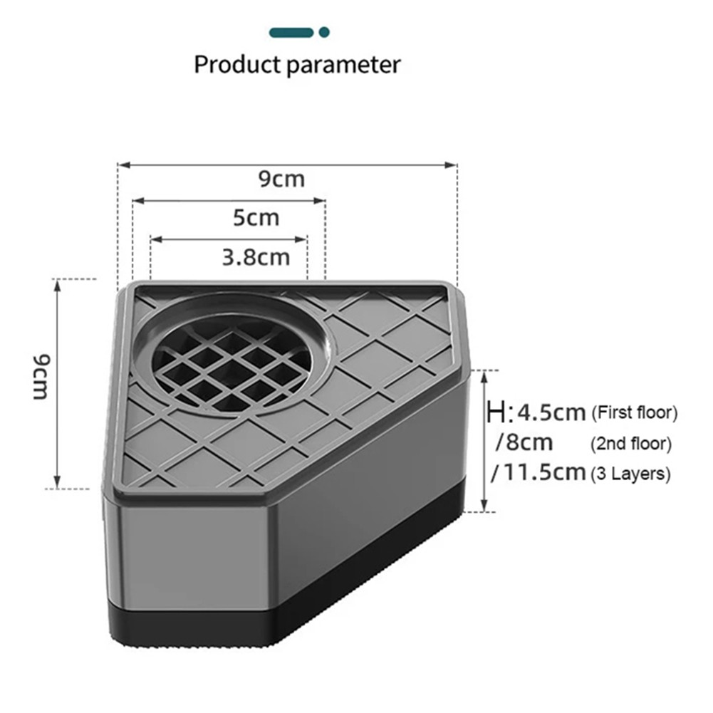 Moisture Proof Refrigerator Foot Pads for Stability and Performance Enhancement - Bild 17 von 27