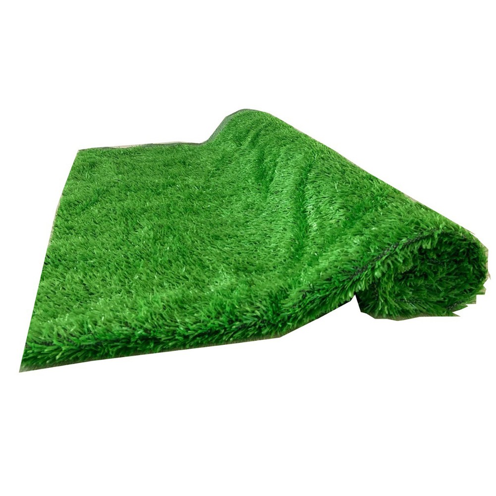 1x1m Garden Turf in Green for Outdoor Use Synthetic Grass with 20mm Pile Height