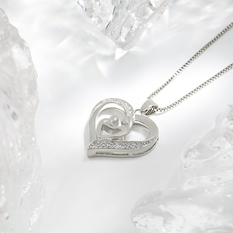 Beautiful Silver Heart Necklace for Special Occasions and Everyday Wear - Picture 13 of 14