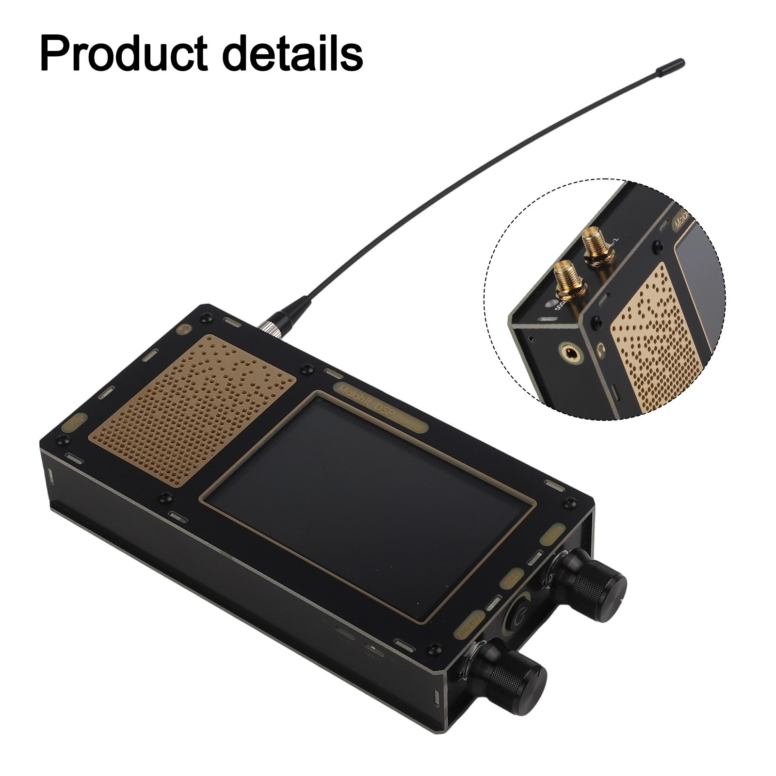 50KHz to 2GHz Receiver with Comprehensive For DSP Functions and Antenna