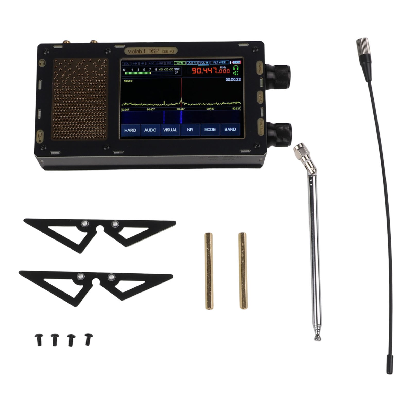 50KHz to 2GHz Receiver with Comprehensive For DSP Functions and Antenna - Afbeelding 11 van 12