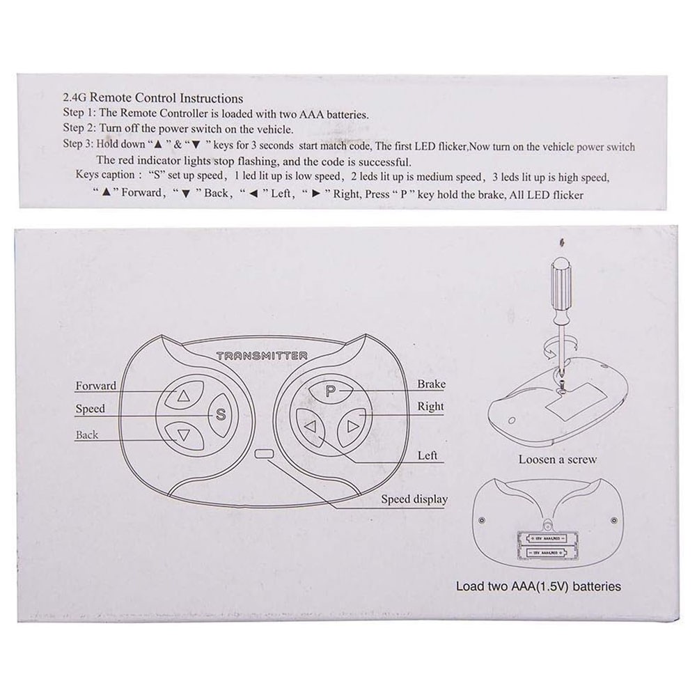 2.4G Remote Control ABS Material Slow Start Function Indicator Light Function - Zdjęcie 20 z 43