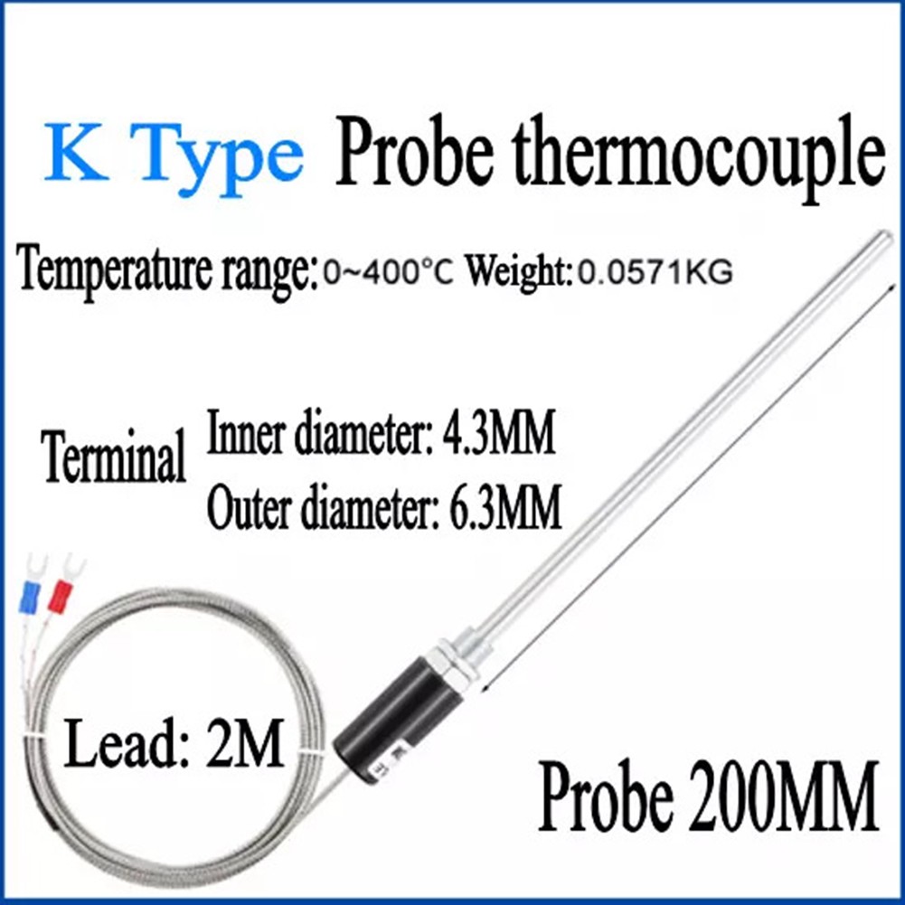 Temperature Measuring Probe K Type PT100 5mm Diameter for Various Equipment
