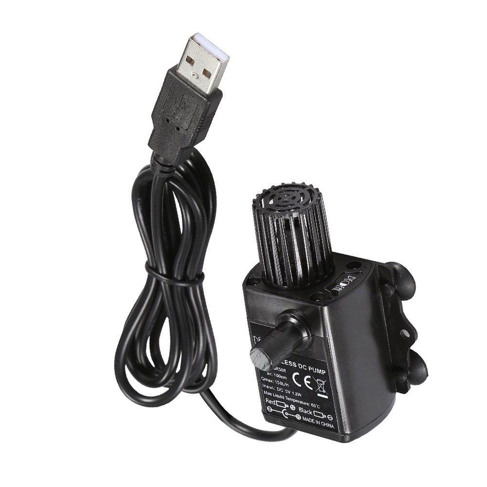 Compact USB Brushless Water Pump with Filter for Various Water Applications