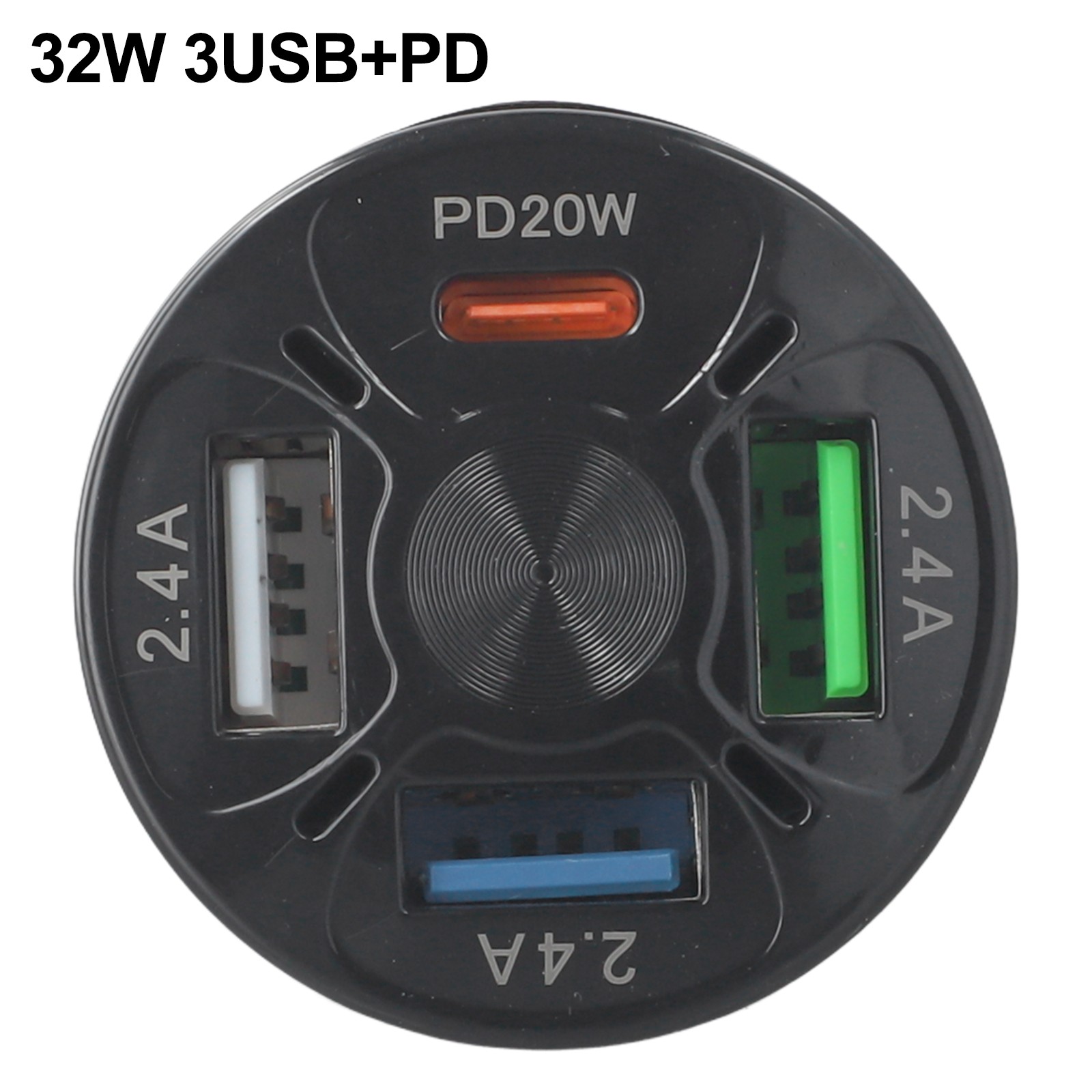 Chargeur Voiture Téléphone Portable 32W 4En1 USB PD avec Plusieurs Fonctionnal - Photo 15 sur 25
