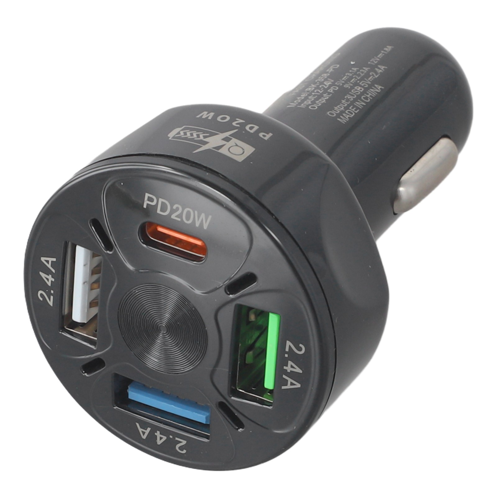 Chargeur Voiture Téléphone Portable 32W 4En1 USB PD avec Plusieurs Fonctionnal - Photo 19 sur 25