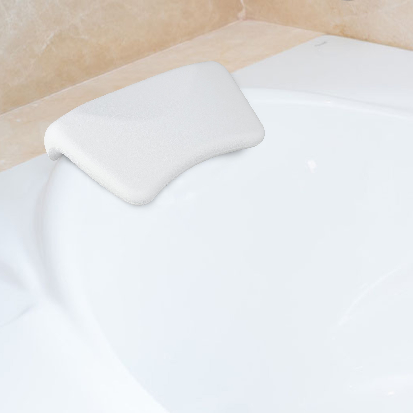 Waterproof Ergonomic Bath Pillow with Strong Suction Cups for a Luxurious Bath - Picture 13 of 39