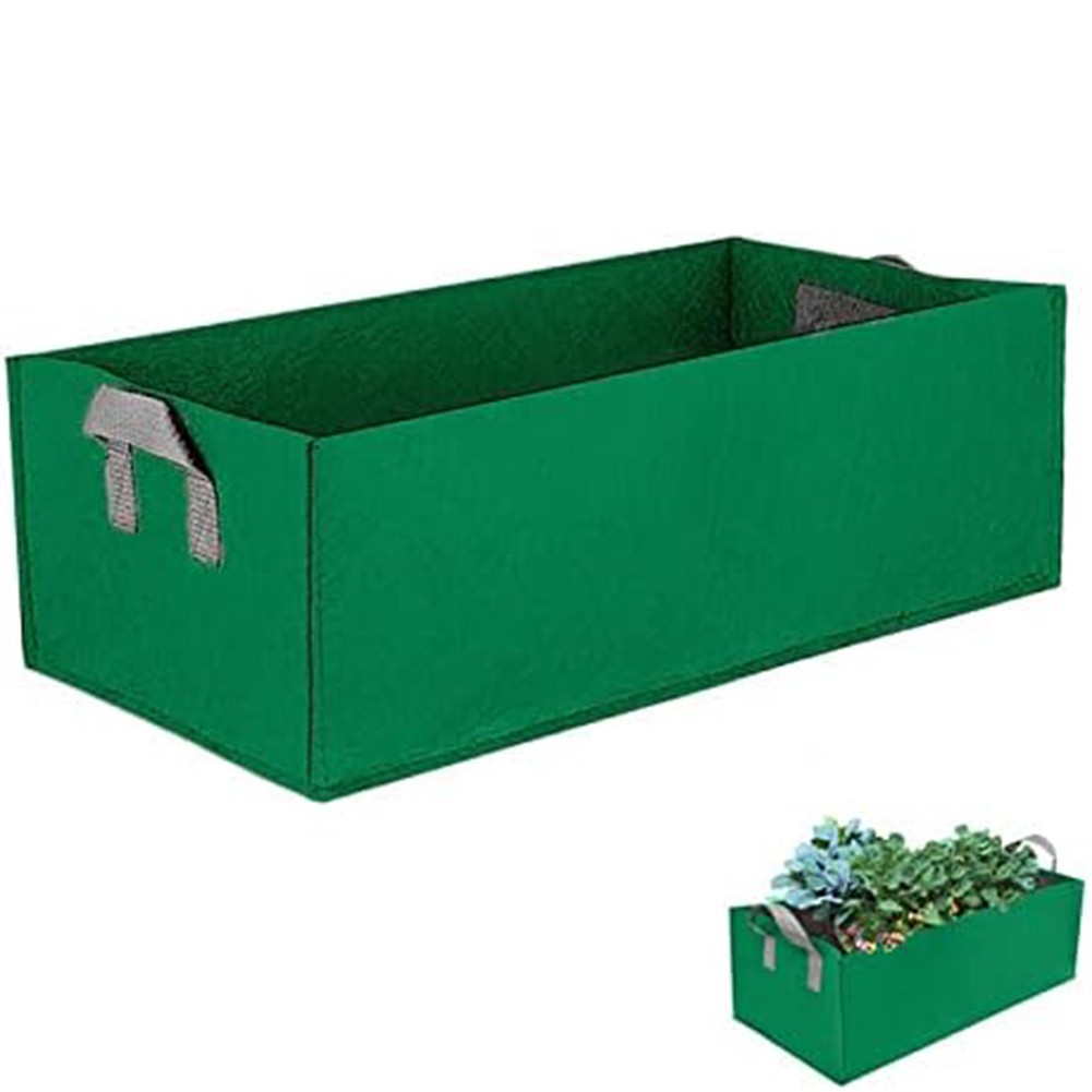 Rectangular Planting Bags for Home Gardening 4Pcs NonWoven Fabric 50 30 20cm - Picture 12 of 24