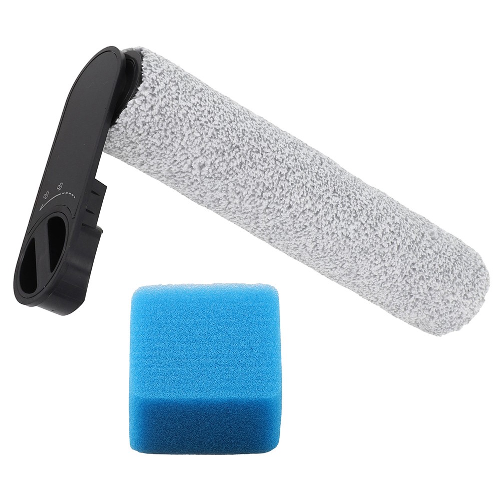 Kit Accessoires De Rechange Pour Aspirateur Laveur Jonr S20 Pro - 2 Brosses à Rouleau, 2 Filtres éponge, 1 Brosse De Nettoyage