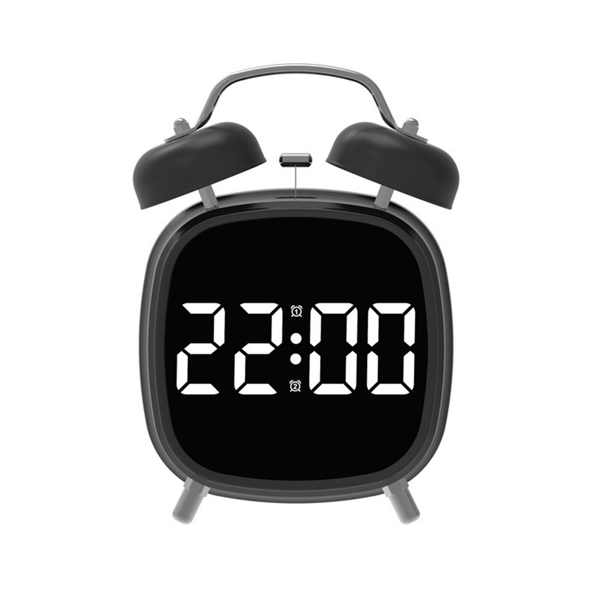 Peaceful Environment Digital Clock Easy Readability Mechanical Ringing Sound